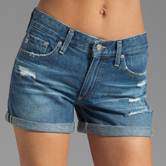 AG The Hailey Ex-Boyfriend Roll-Up Shorts - Picture 1 of 12